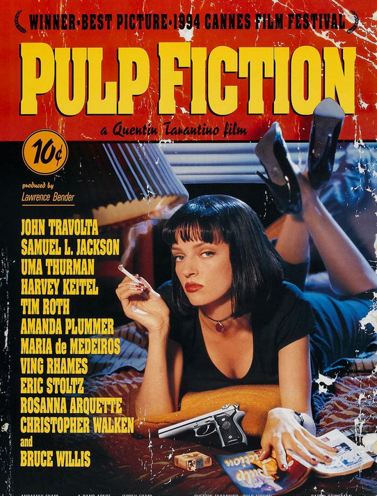 ドラッグが出てくる映画『パルプ・フィクション（Pulp Fiction）』－1994年