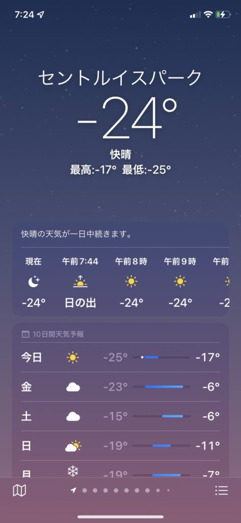 ・ミネアポリスの天気：1月（雪・寒い）