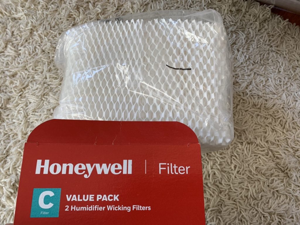 ■アメリカでおすすめの加湿器「Honeywell Cool Moisture Humidifier」のフィルター