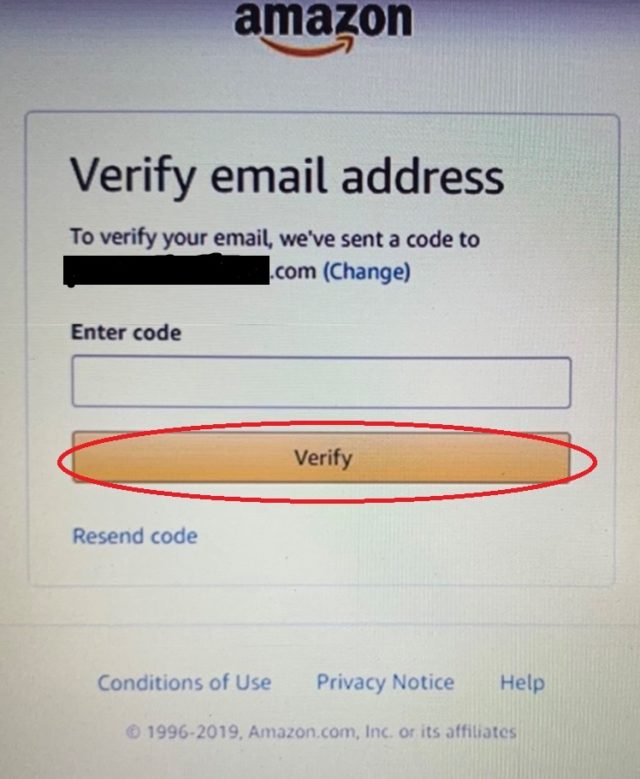 ⑤登録したe-mailアドレスにワンタイムパスワードが届くので、入力して完了