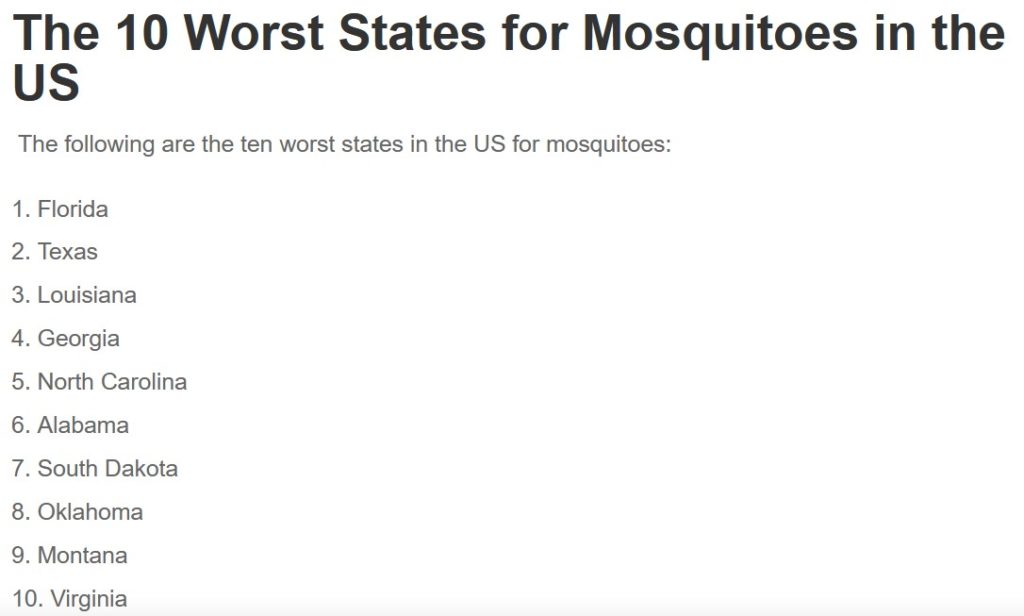 ■アメリカの憎き「蚊」事情。