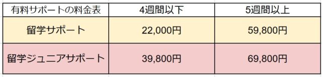 スマ留の有料オプション内容