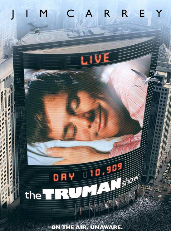 ジム・キャリーのコメディ映画：トゥルーマン・ショー（The Truman Show）