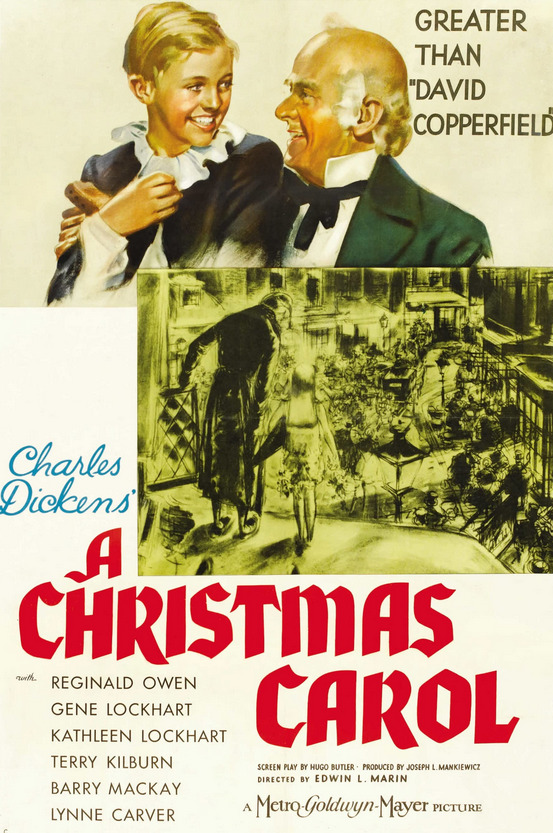 クリスマス映画と言えば、「クリスマスキャロル（Christmas Carol）」（1938年）