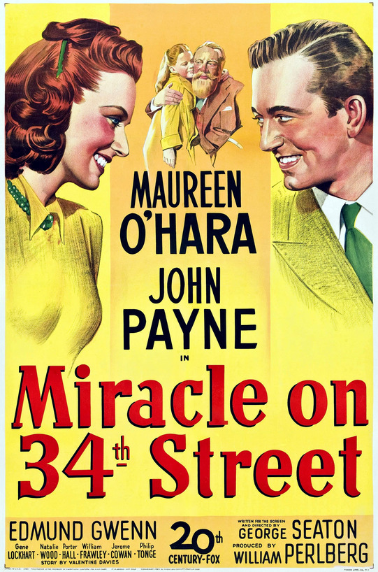 不朽の名作！おすすめクリスマス映画：Miracle on 34th Street（三十四丁目の奇蹟）－1947年