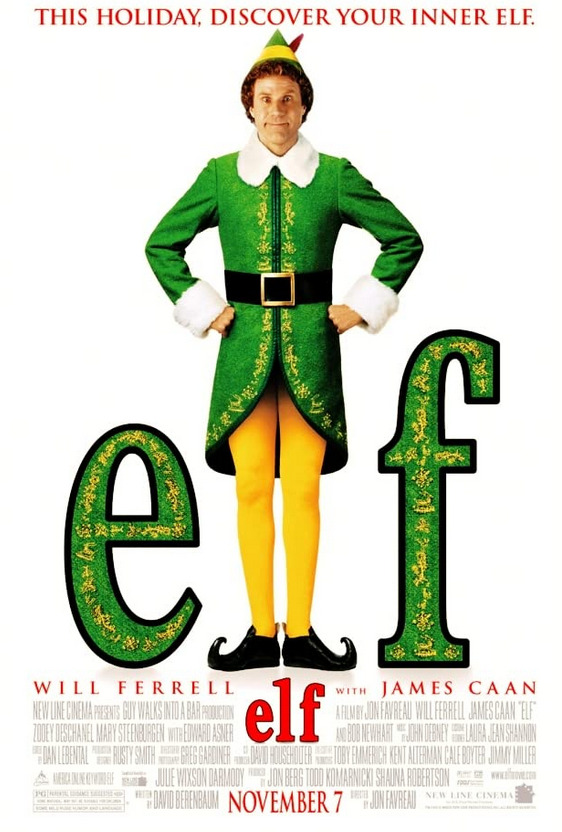 ファミリーで楽しめるおすすめクリスマス映画：Elf（エルフ）－2003年
