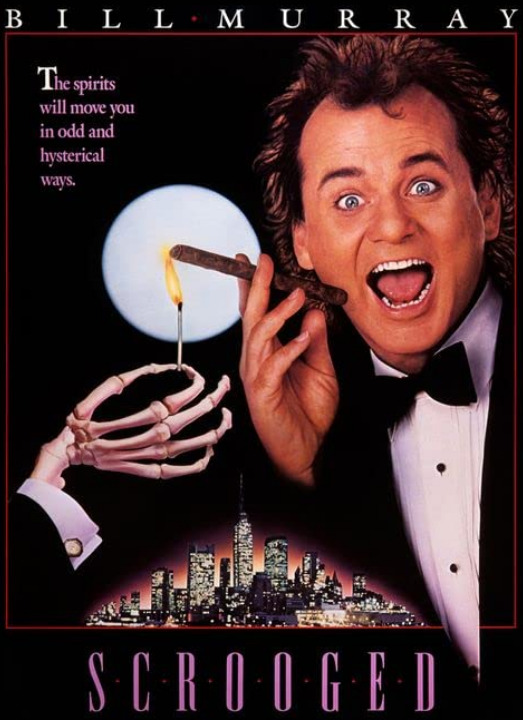 カップルにおすすめのクリスマス映画：Scrooged (3人のゴースト)－1988年